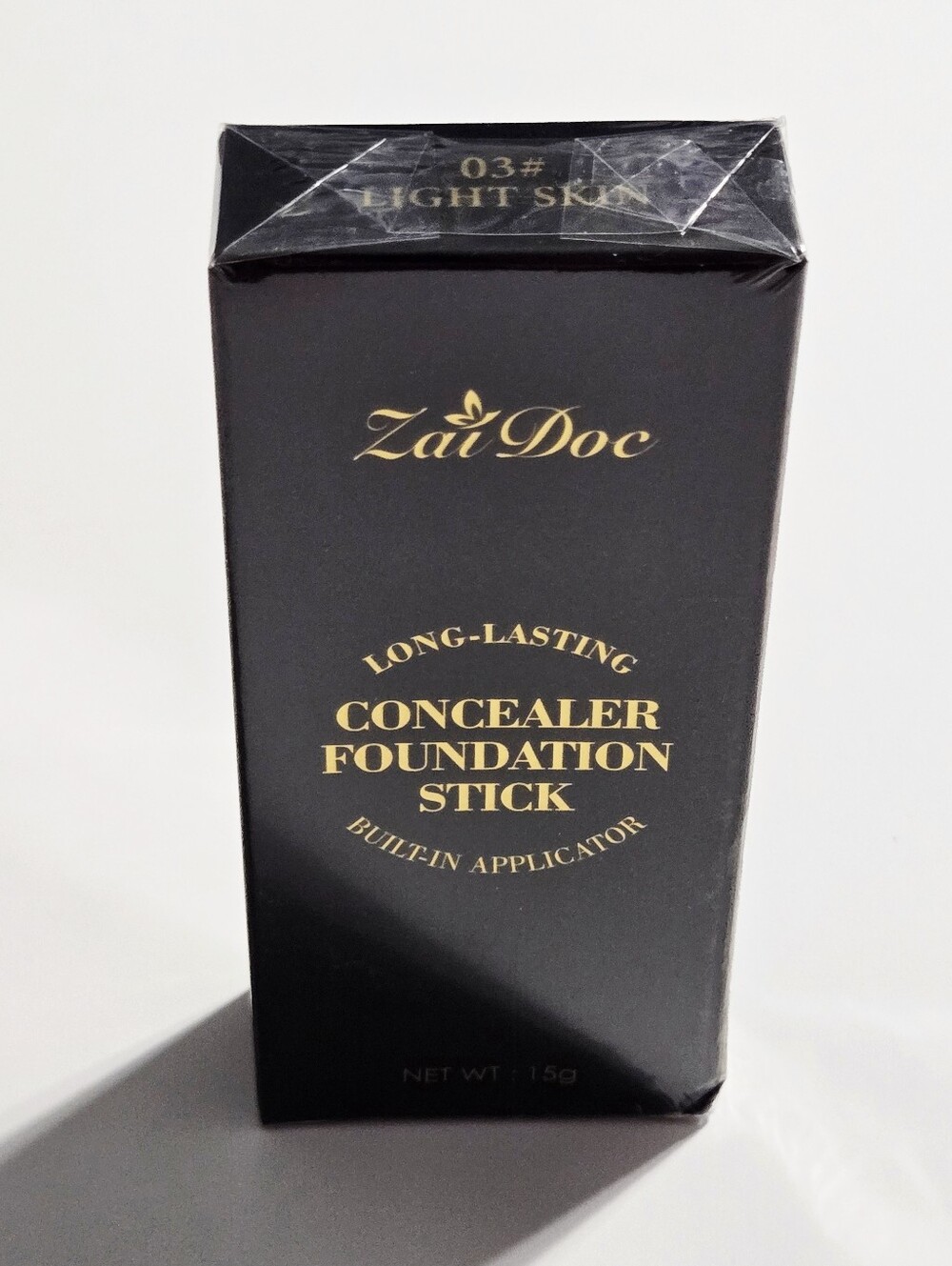 ZaiDoc Concealer Foundation Stick Shade 03 Light Skin 15g New Sealed